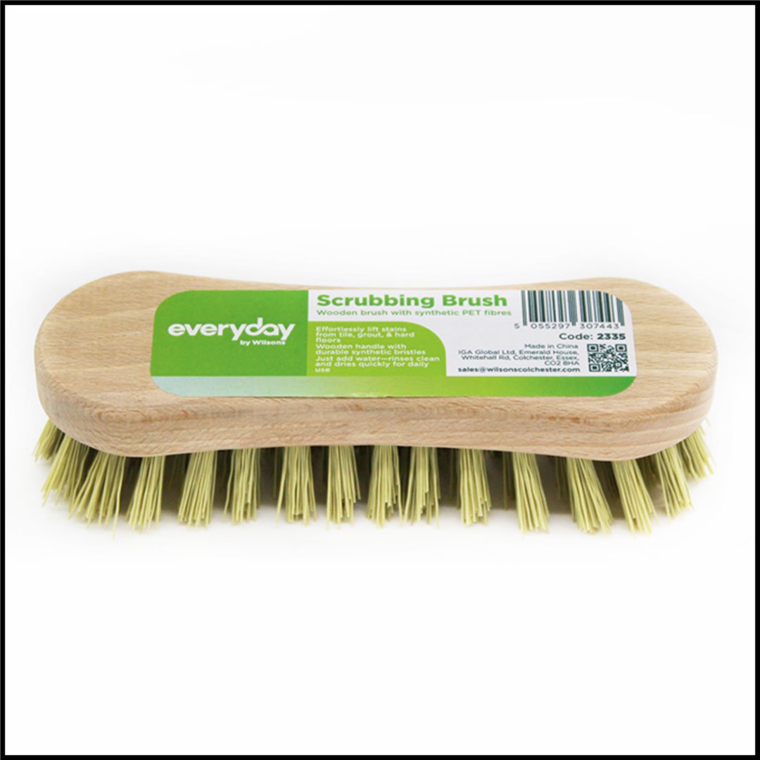 EBW Small Wooden Scrubbing Brush