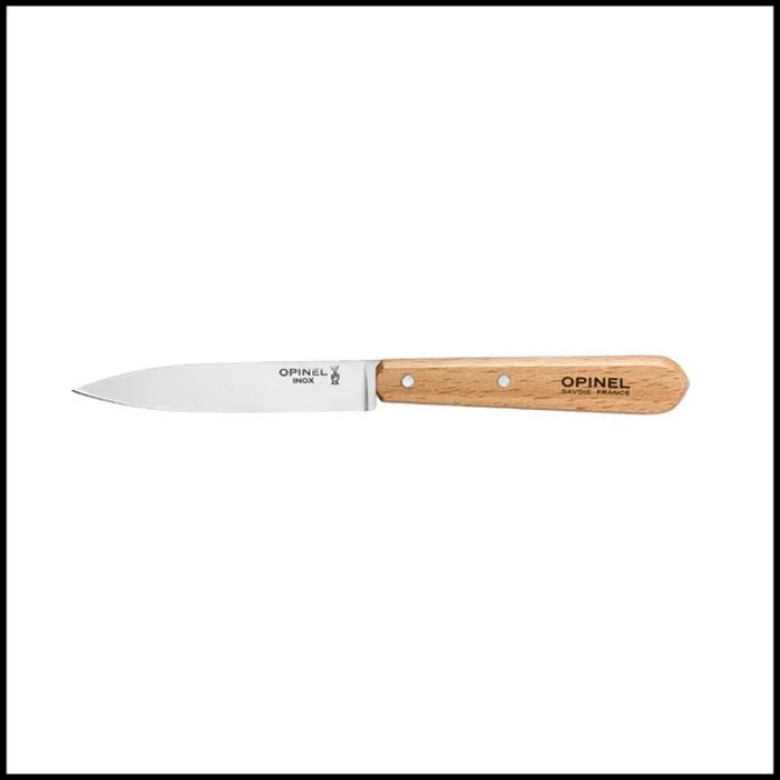 Opinel 10cm Paring Knife N°112 - Beech Handle