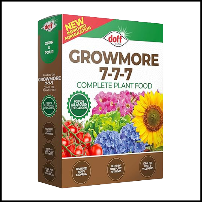 Doff Growmore 7-7-7 Granular Fertiliser 2kg