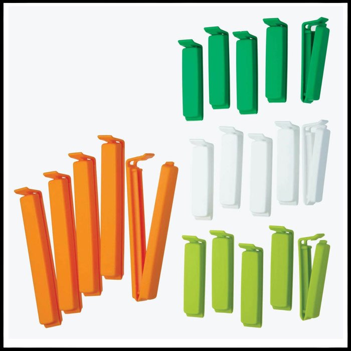 KitchenCraft Pack of Twenty Assorted Sized Bag Clips
