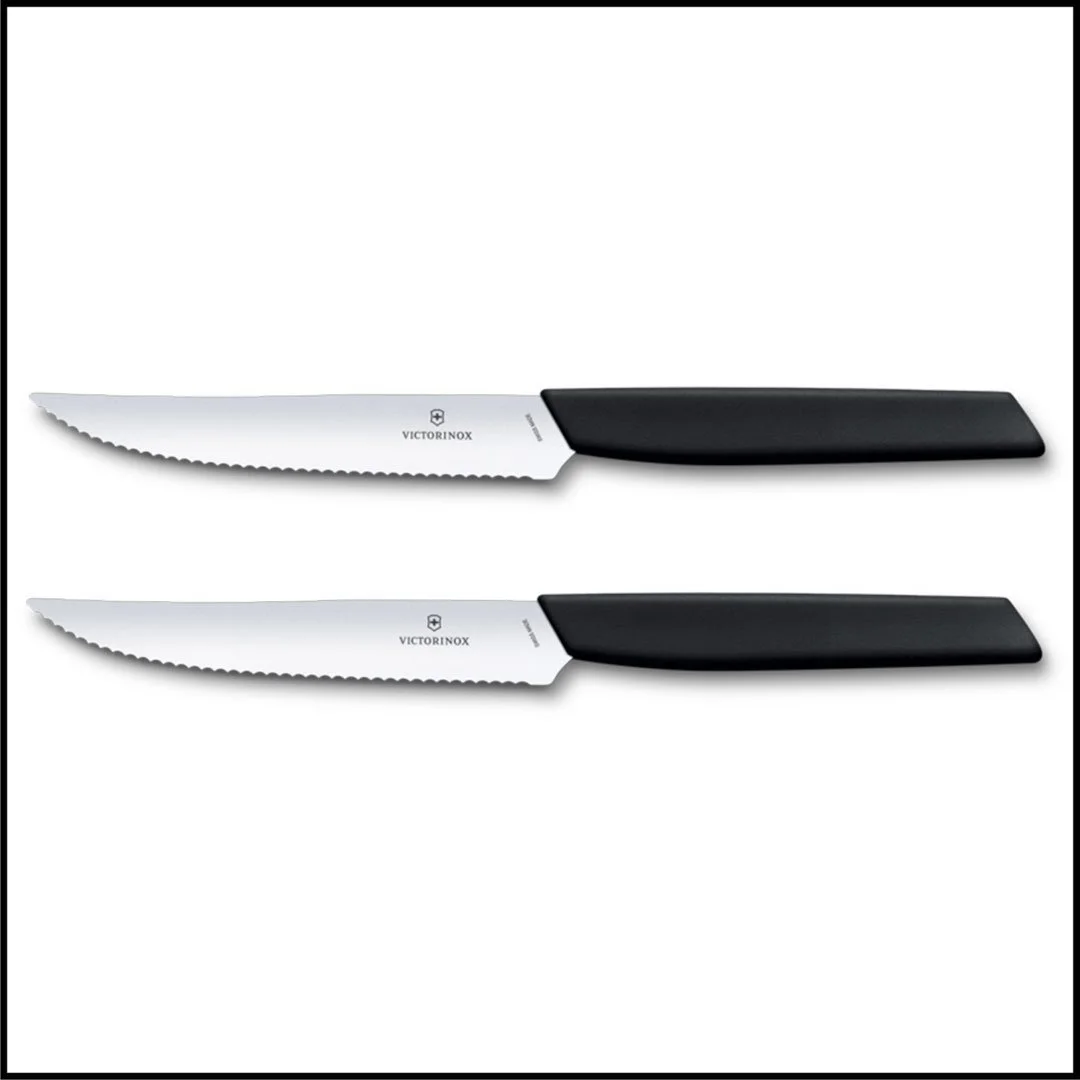 Victorinox 12cm Swiss Modern Steak Knives (Pack of 2)