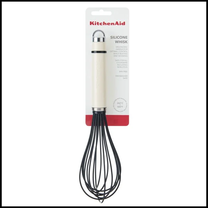 KitchenAid Silicone Whisk – Almond Cream