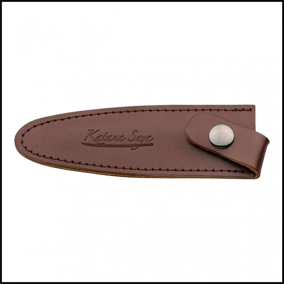Katana Saya Olive Wood Paring Knife - 9cm Blade