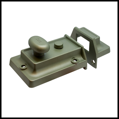 Zone Nightlatch - Green Cylinder