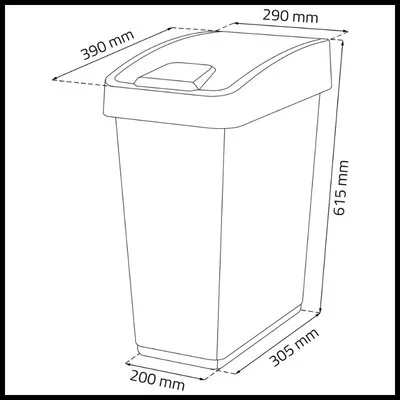Magne Slim Bin Lift + Push Lid 45L.jpg (Copy)
