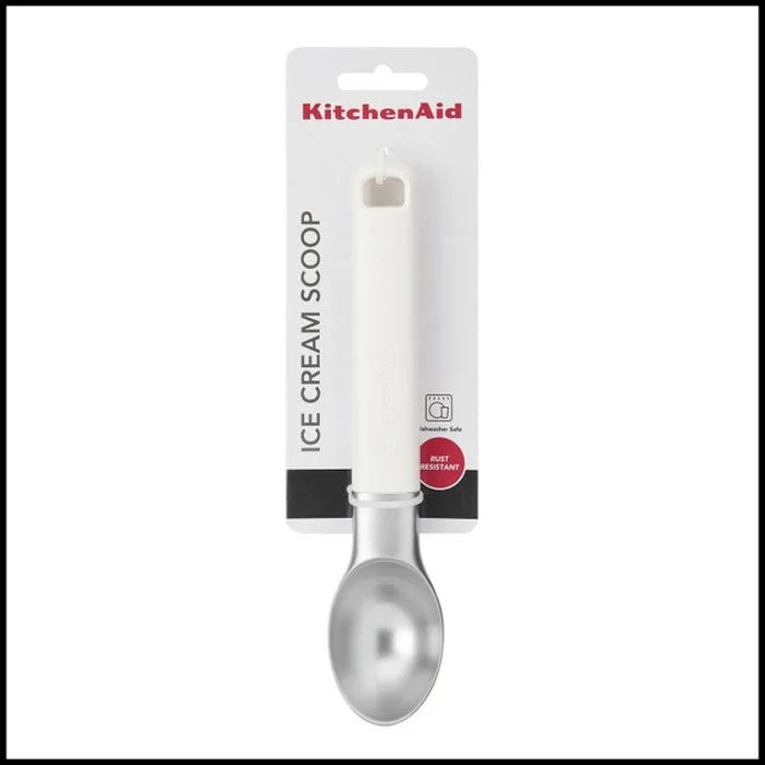 KitchenAid Ice Cream Scoop - Porcelain White