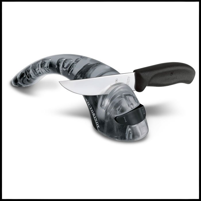 Victorinox Knife Sharpener with Ceramic Rolls- Black