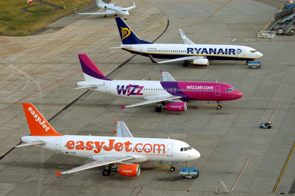 Евтини билети за полети с Wizz Air, EasyJet и Ryanair