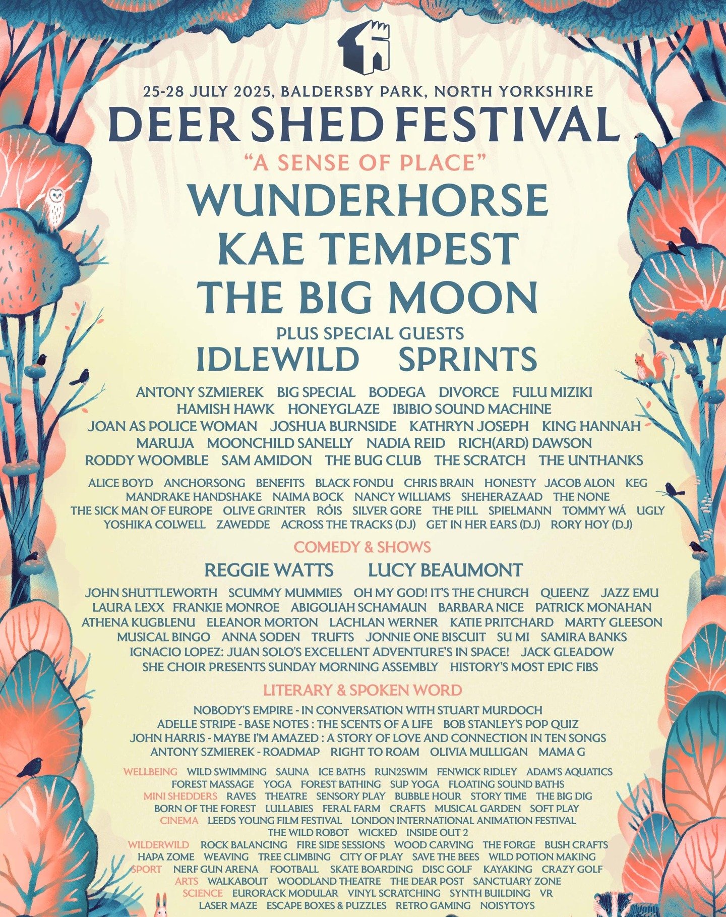 More acts announced for @deershedfestival including @kathrynjoseph_ and @thesickmanofeurope_ !