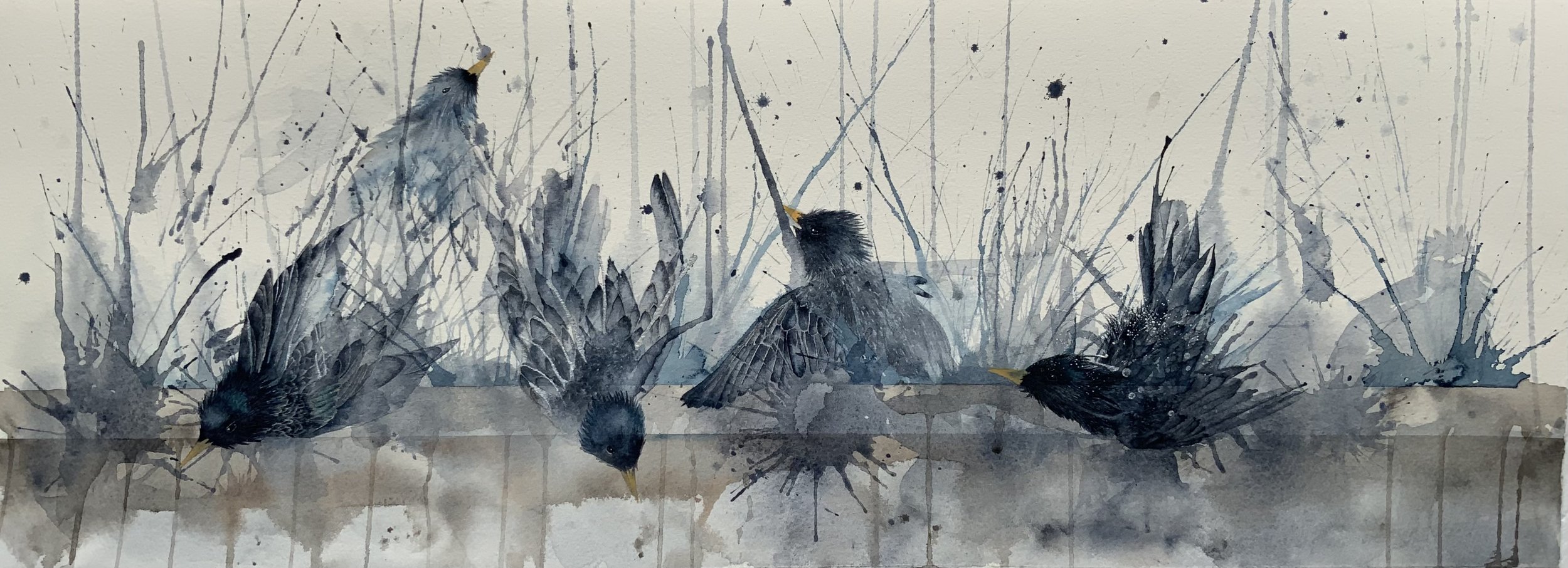 Bathing - original artwork available - click to buy