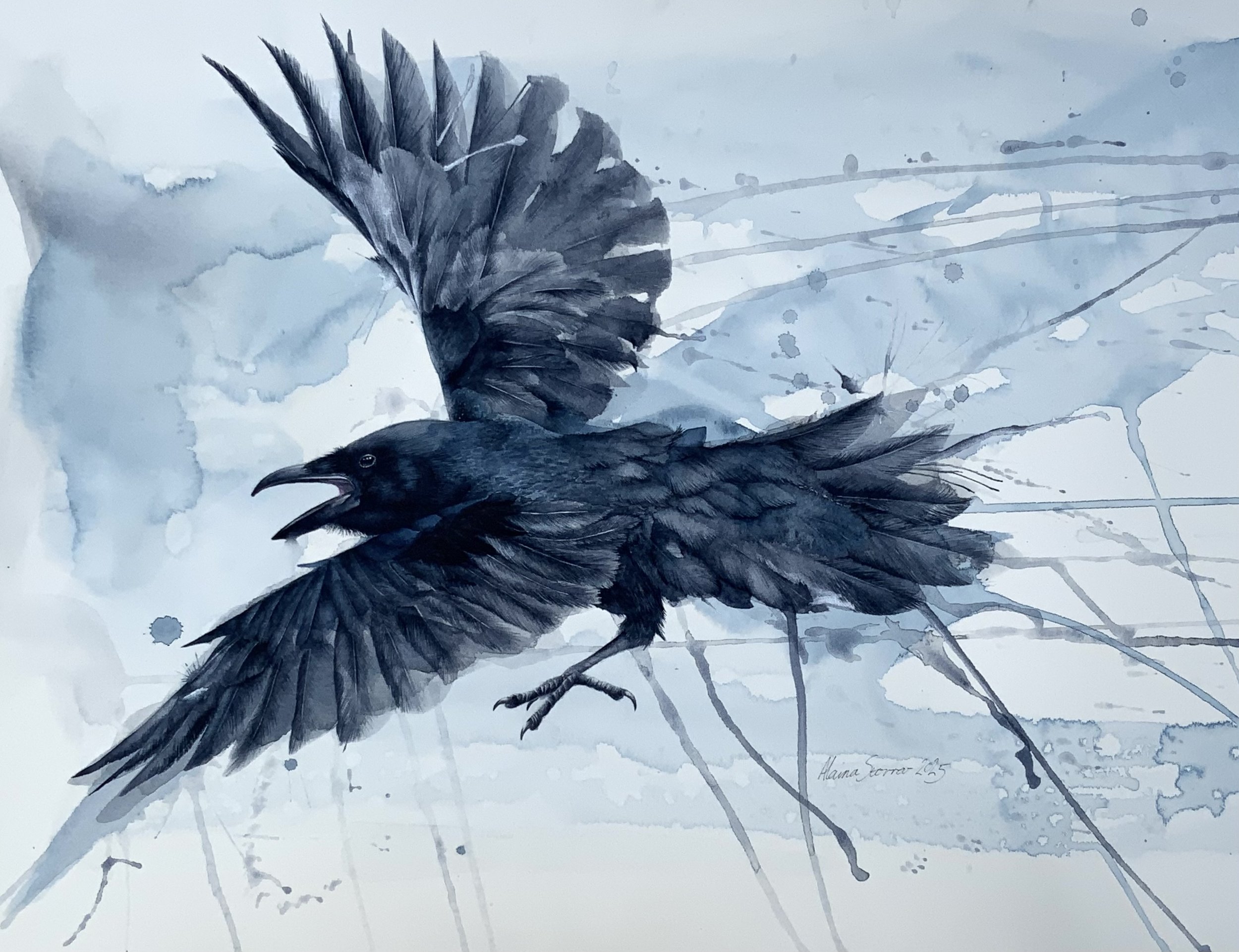 Messenger - original artwork available - click to find in the shop