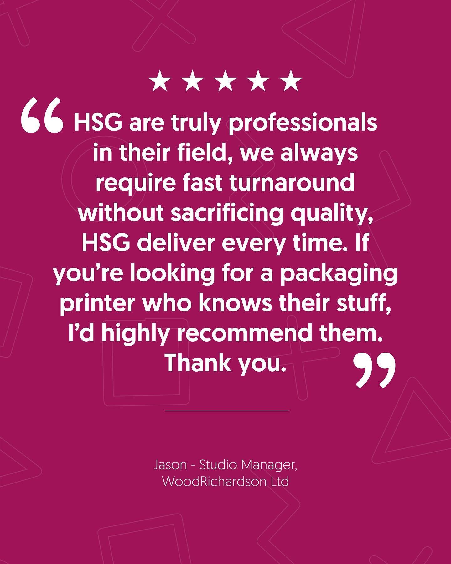 Ending this week on a high note! Thank you for our lovely customer feedback 🥰 #great #customer #review #happy #friday #positive #grateful  #packaging #digital #printing #corrugated #large #format #design #hsgpackaging #print #run #production