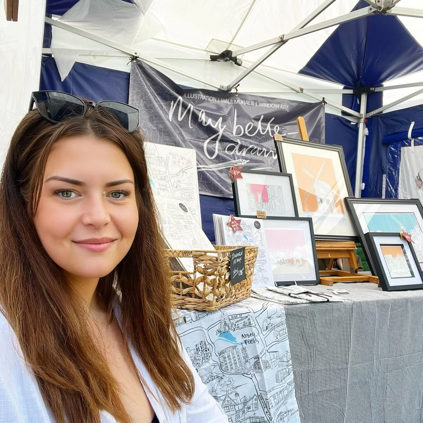 First day of art in the park @aitpleamington nearly complete and it&rsquo;s been absolutely fab! Great to see some artist friends and some repeat customers come out and support me! 

Looking forward to seeing what tomorrow brings