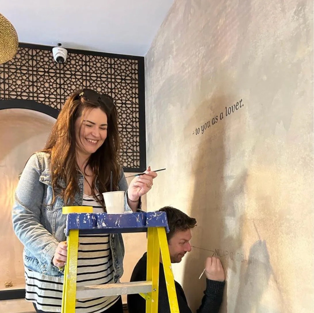Behind the scenes on this project with Boxx Design Studio for Damascena Birmingham! It was such a joy to work on (as you can tell by my face!).

Who doesn&rsquo;t love a BTS?! 

#BehindTheScenes #InteriorDesign #DamascenaBirmingham #BoxxDesignStudio 