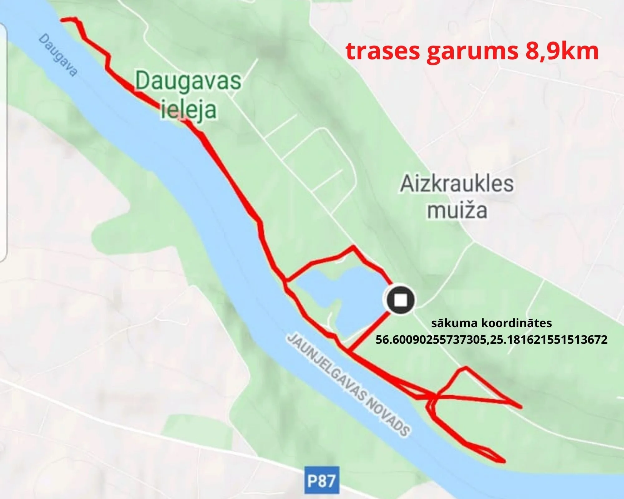 Izveidota jauna 8,9km gara slēpošanas trase dabas parkā “ Daugavas ielejā”. 