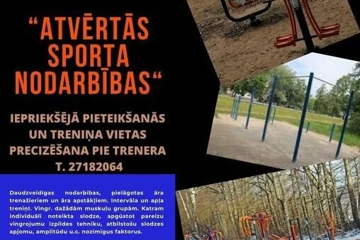 Piesakies atvērtajām sporta nodarbībām!