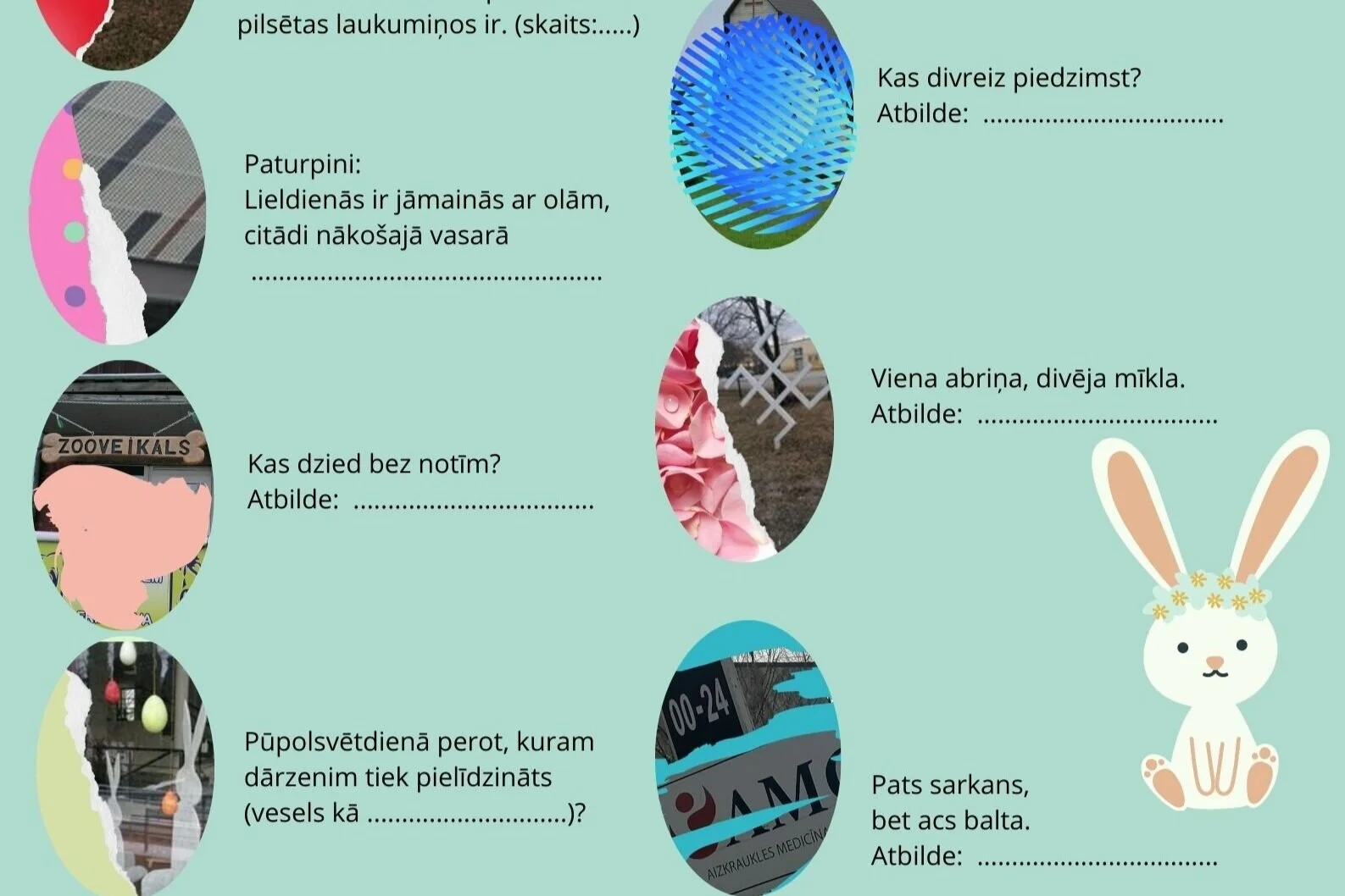 Lieldienu aktivitāte ar fotoorientēšanos