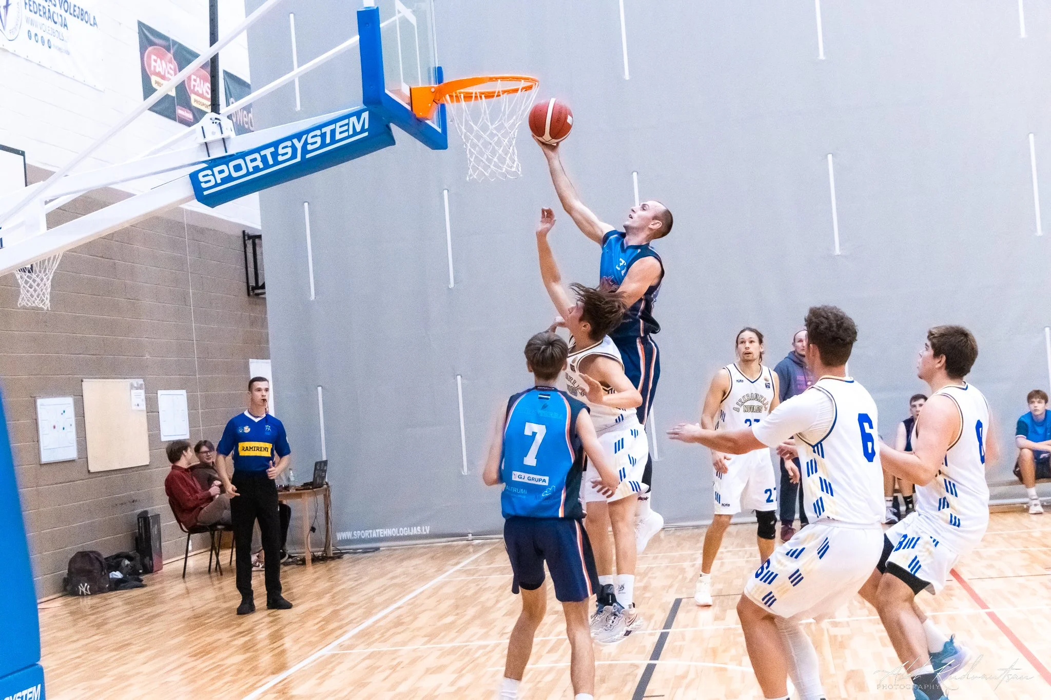 6.10.2022. aizvadīta Reģionālās basketbola līgas (RBL) spēle.