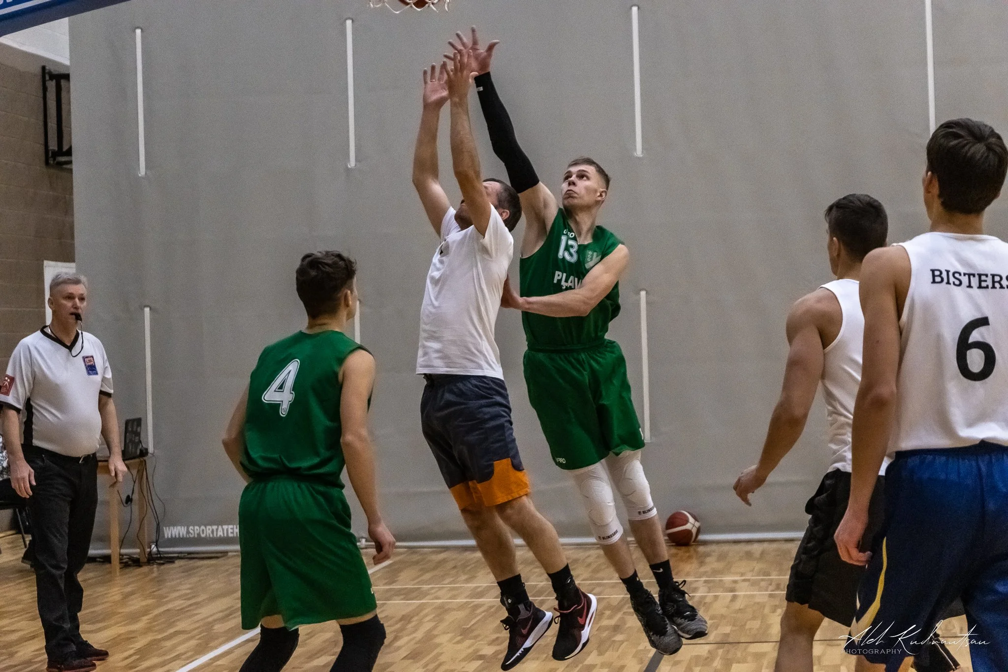 Aizkraukles novada basketbola čempionāta spēle SK PĻAVIŅAS : VARBŪT 1