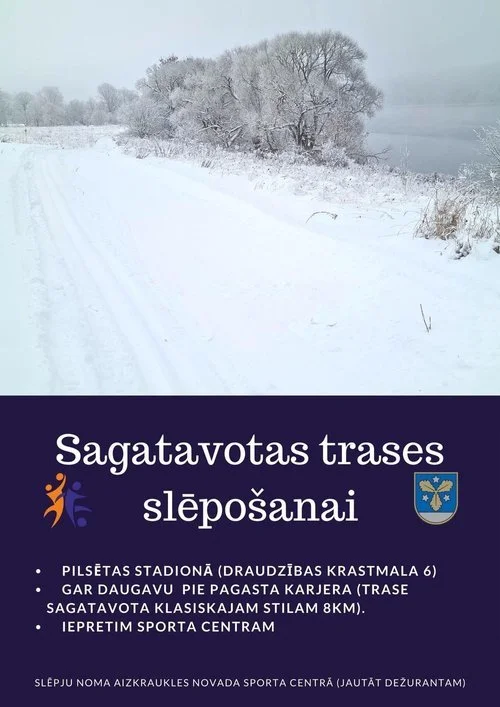 SAGATAVOTAS TRASES SLĒPOŠANAI!