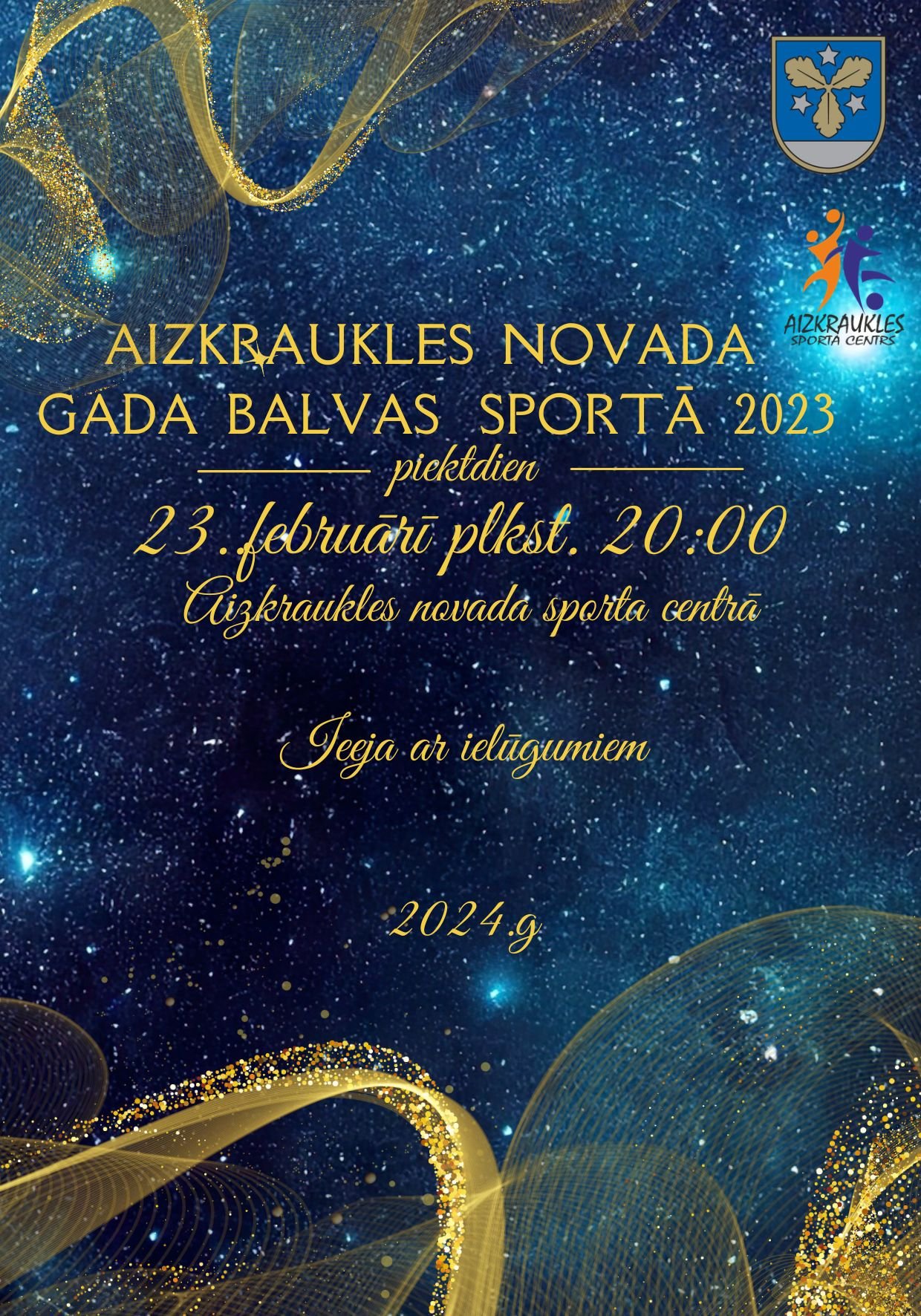 Aizkraukles novada gada balvas sportā 2023 Nominanti