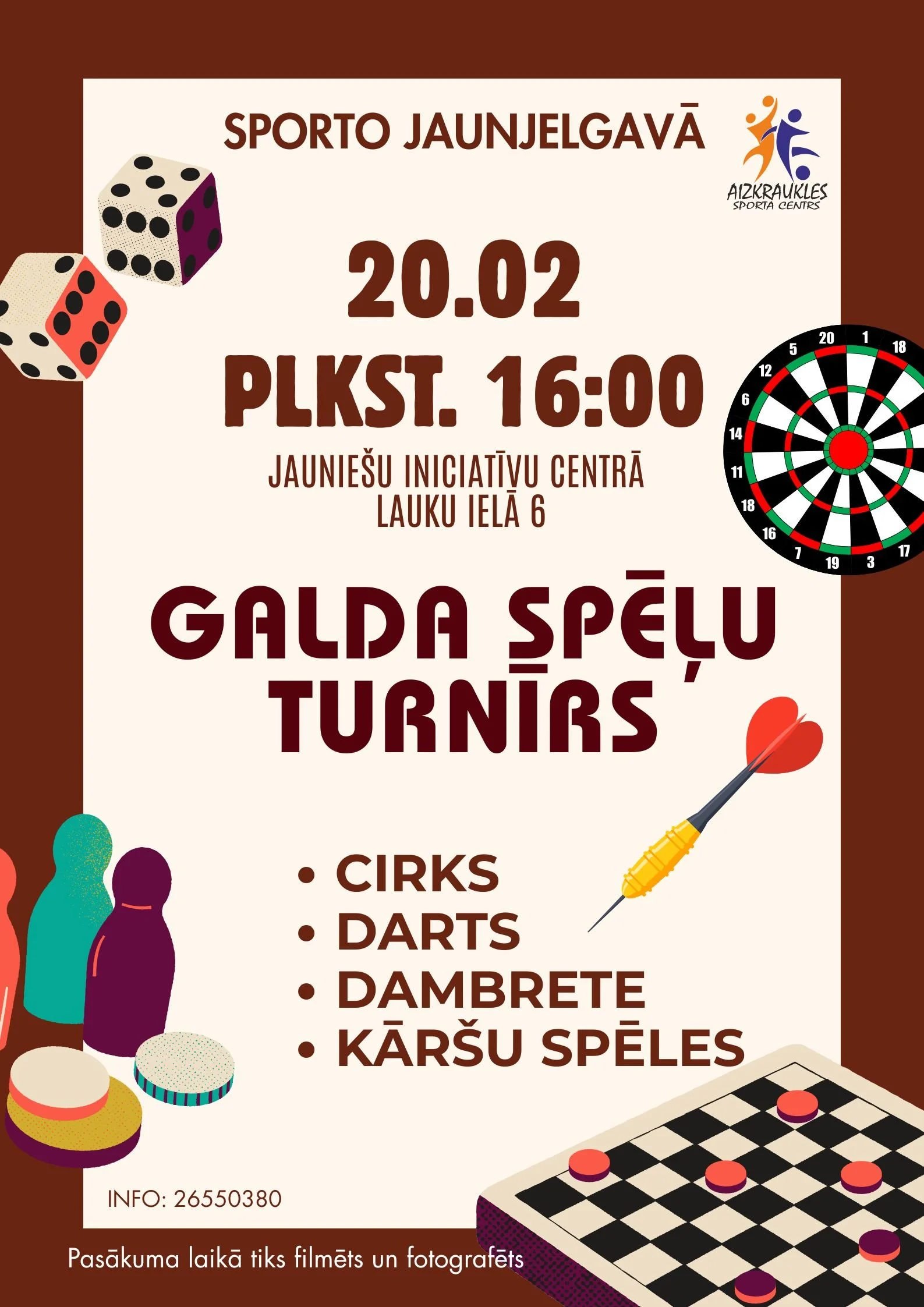 Galda spēļu turnīrs bērniem Jaunjelgavā