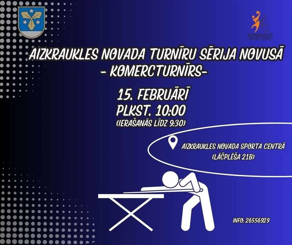 Aizkraukles novada turnīru sērija novusā (komercturnīrs)