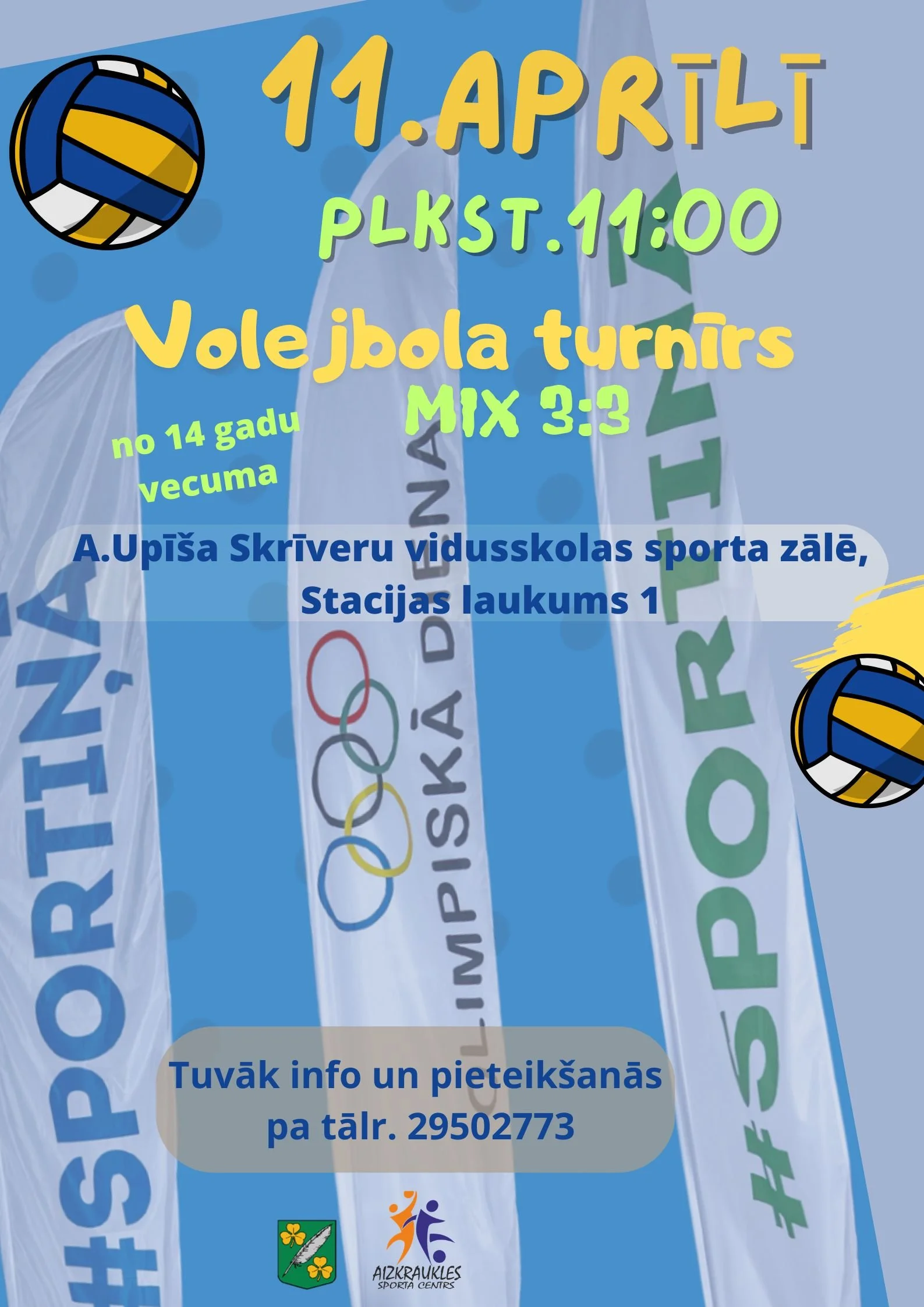 Olimpieša Mix 3:3  Volejbola turnīrs 