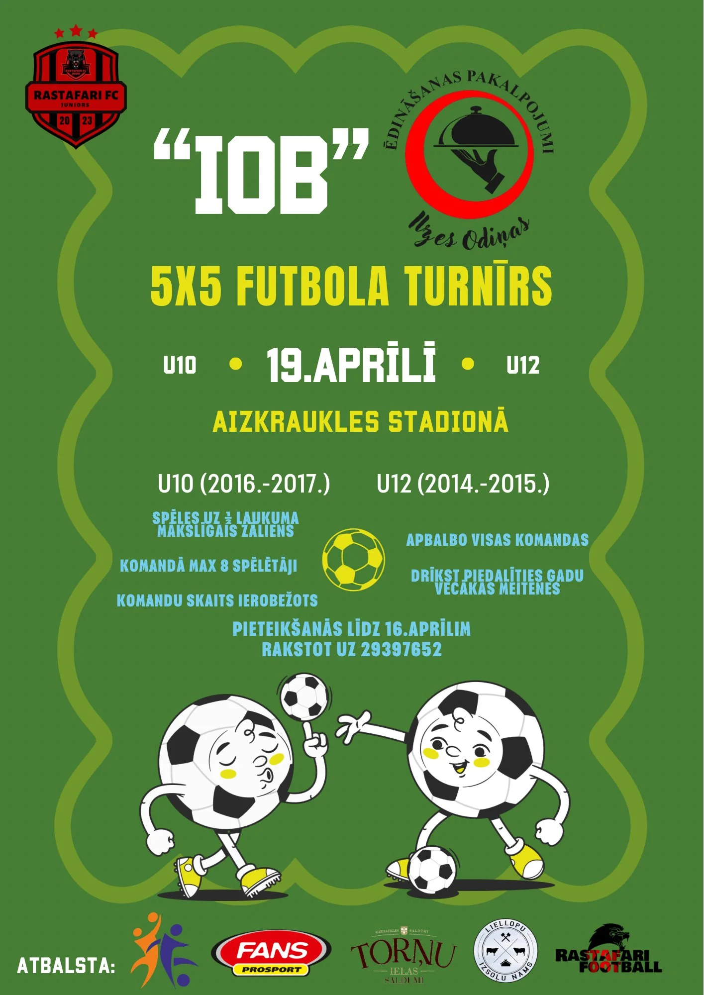 “IOB” bērnu futbola turnīrs