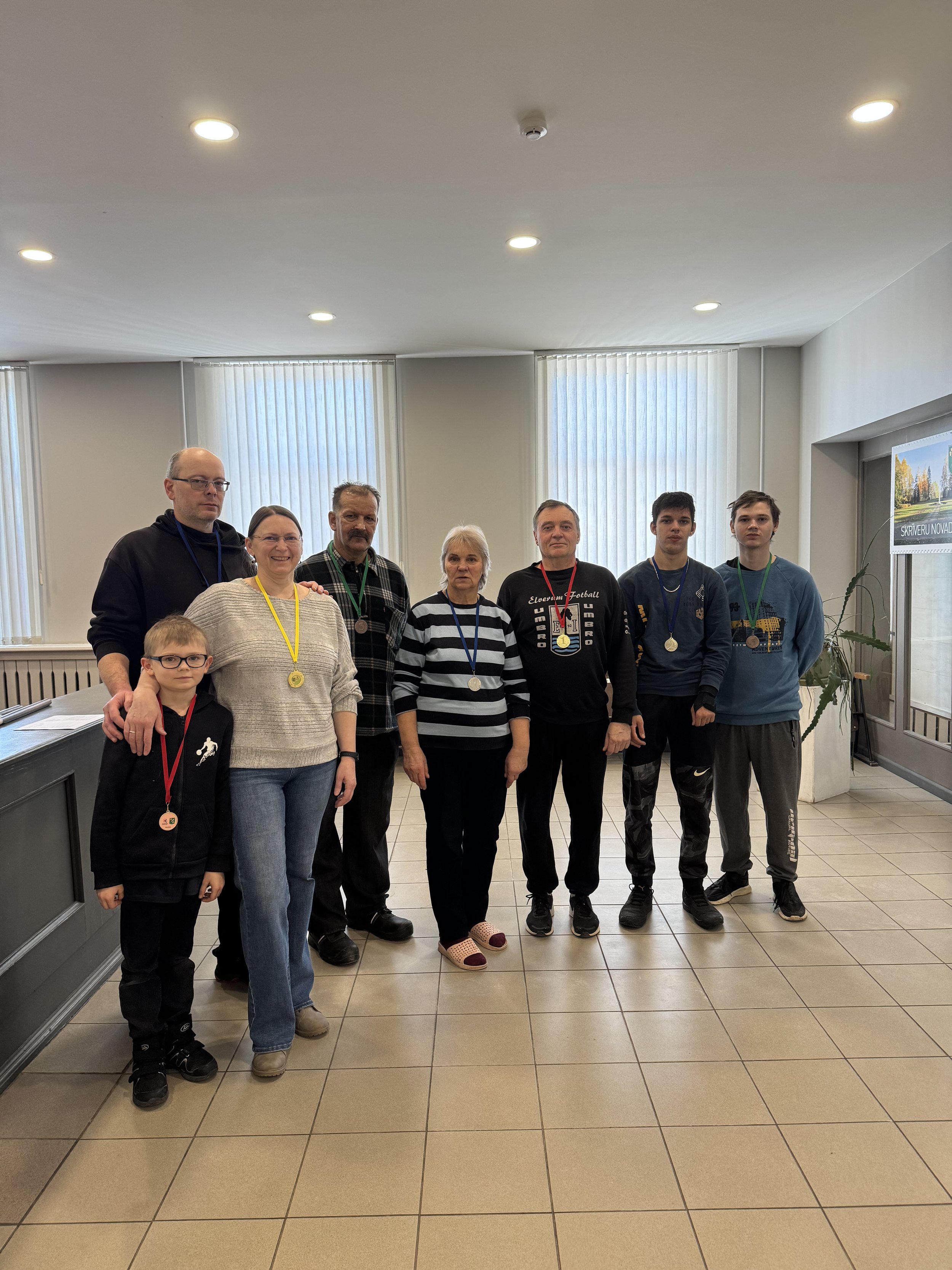 Izspēlētas 1.pusgada galda spēles Skrīveros