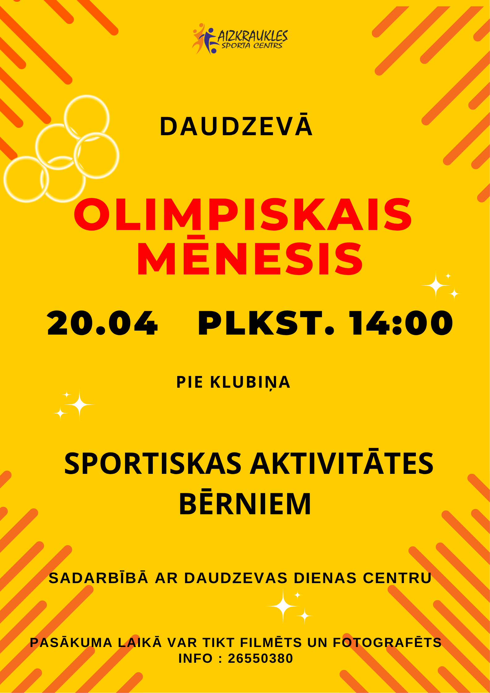 Sportiskas aktivitātes bērniem