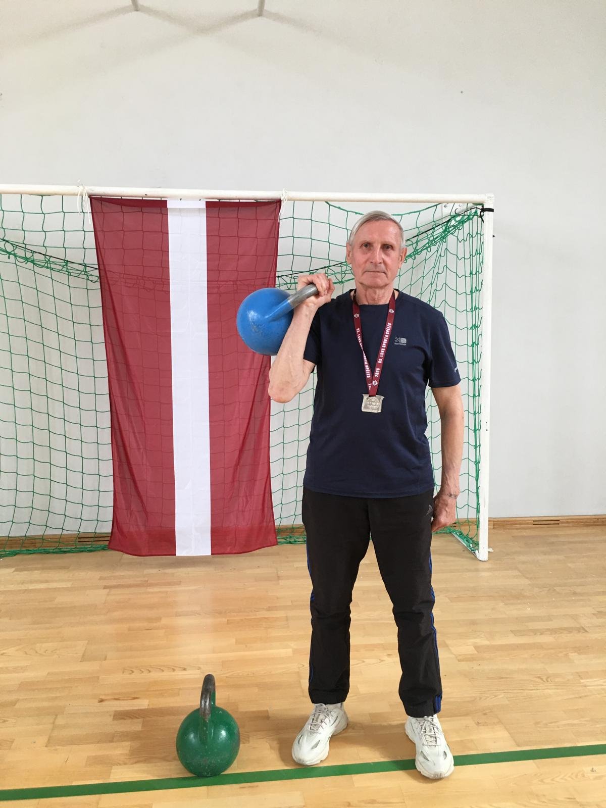  LSVS Pašvaldību 63. sporta spēļu finālsacensības svaru bumbas celšanā 