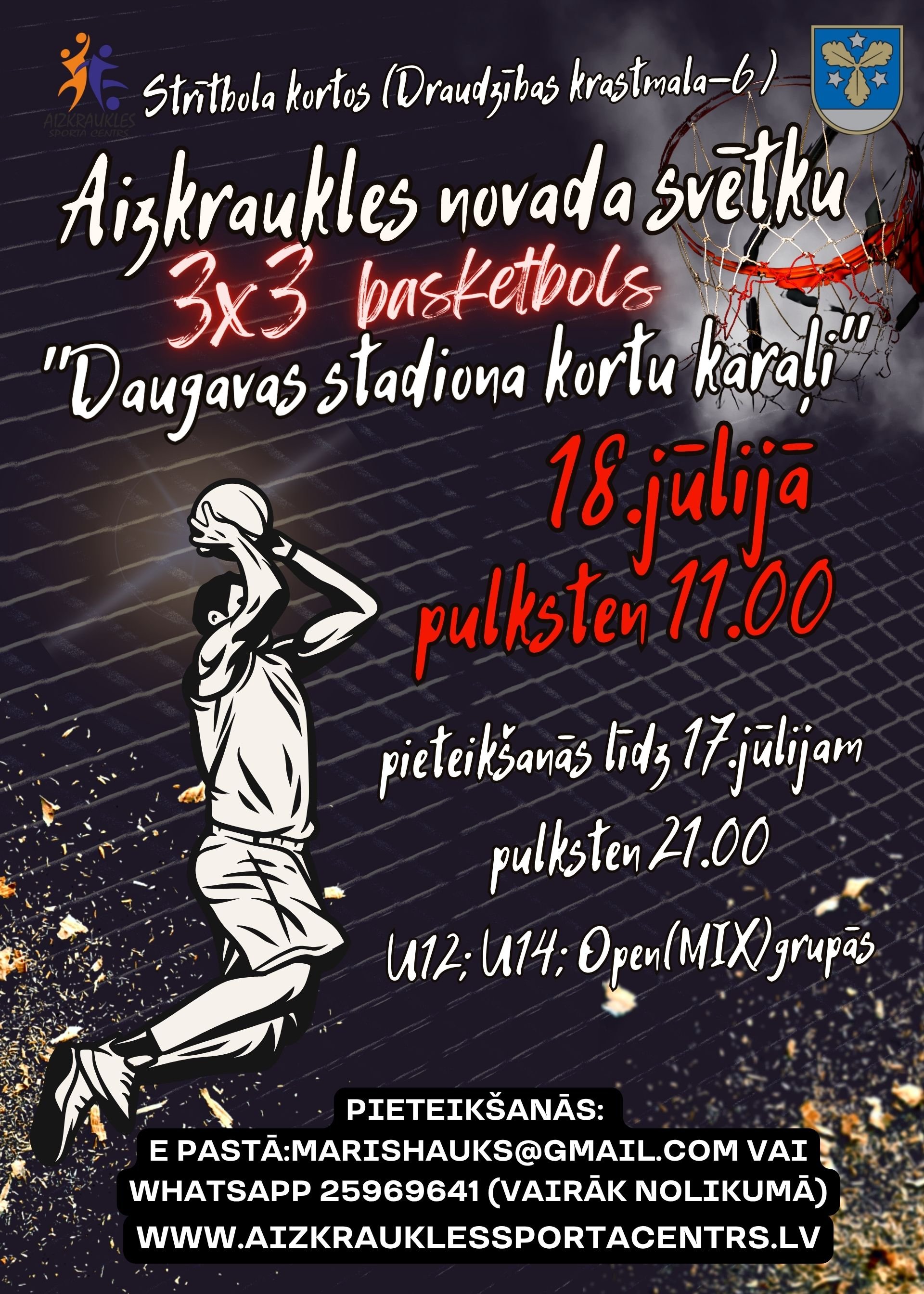 Daugavas stadiona strītbola kortu karaļi 2026