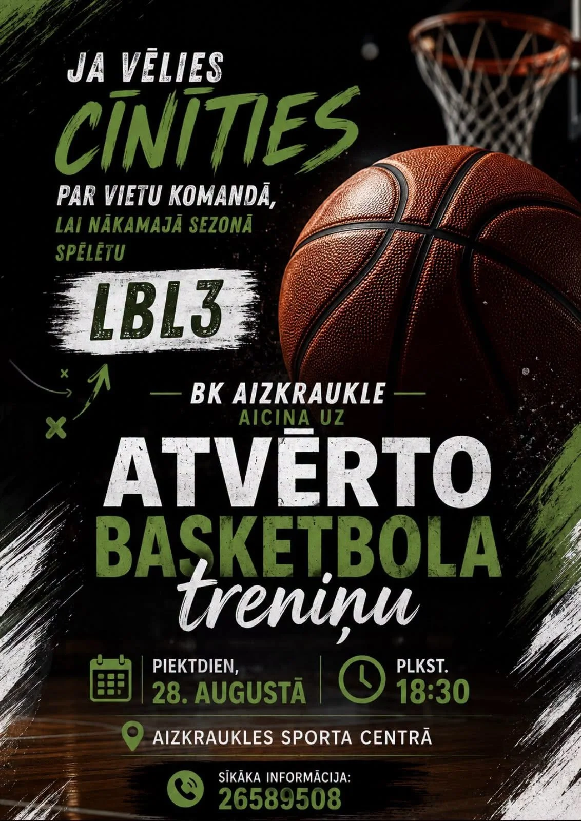 Atvērtais basketbola treniņš