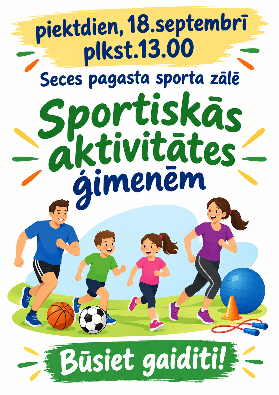 Sportiskās aktivitātes ģimenēm