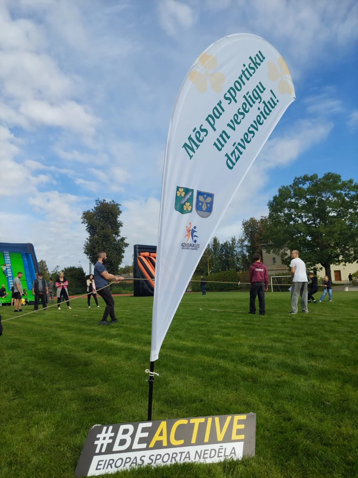 Ar mundrumu atklāta &nbsp;#BeActive kustība –Tēva diena un orientēšanās sacensības Skrīveros