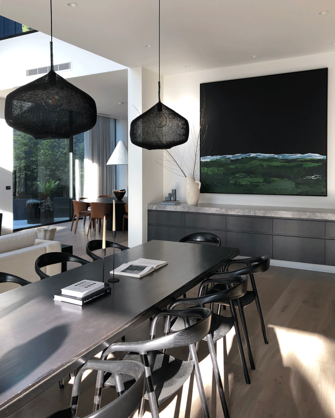 Meals area and custom buffet joinery