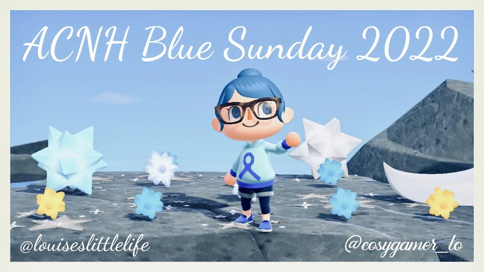 ACNH Blue Sunday 2022 — Louise's Little Life