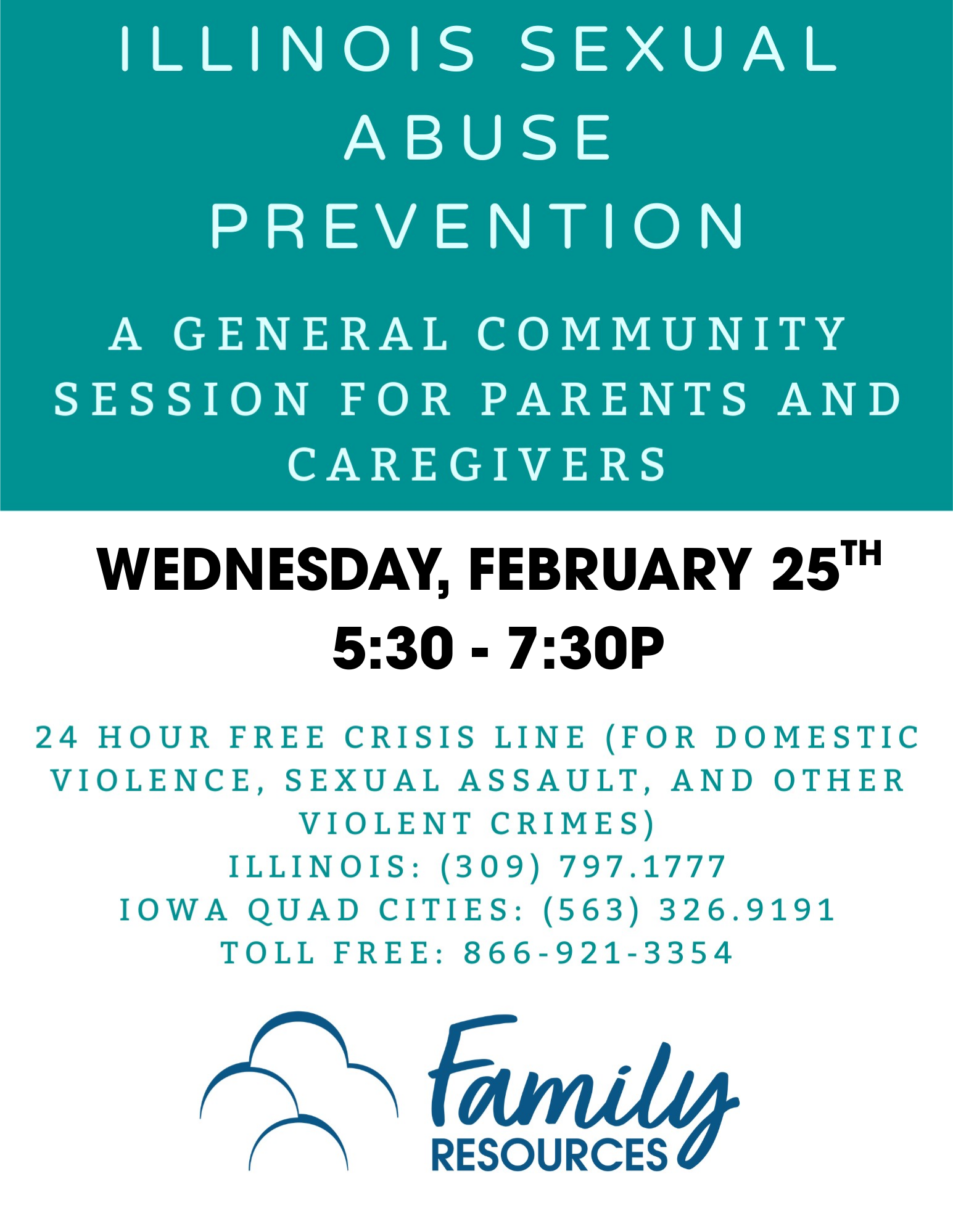 Sexual Abuse Prevention General Community Session