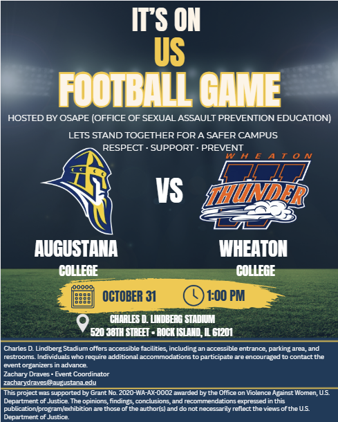 It's On Us Football Game | Augustana College