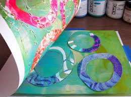 Printmaking to Mixed Media Collage