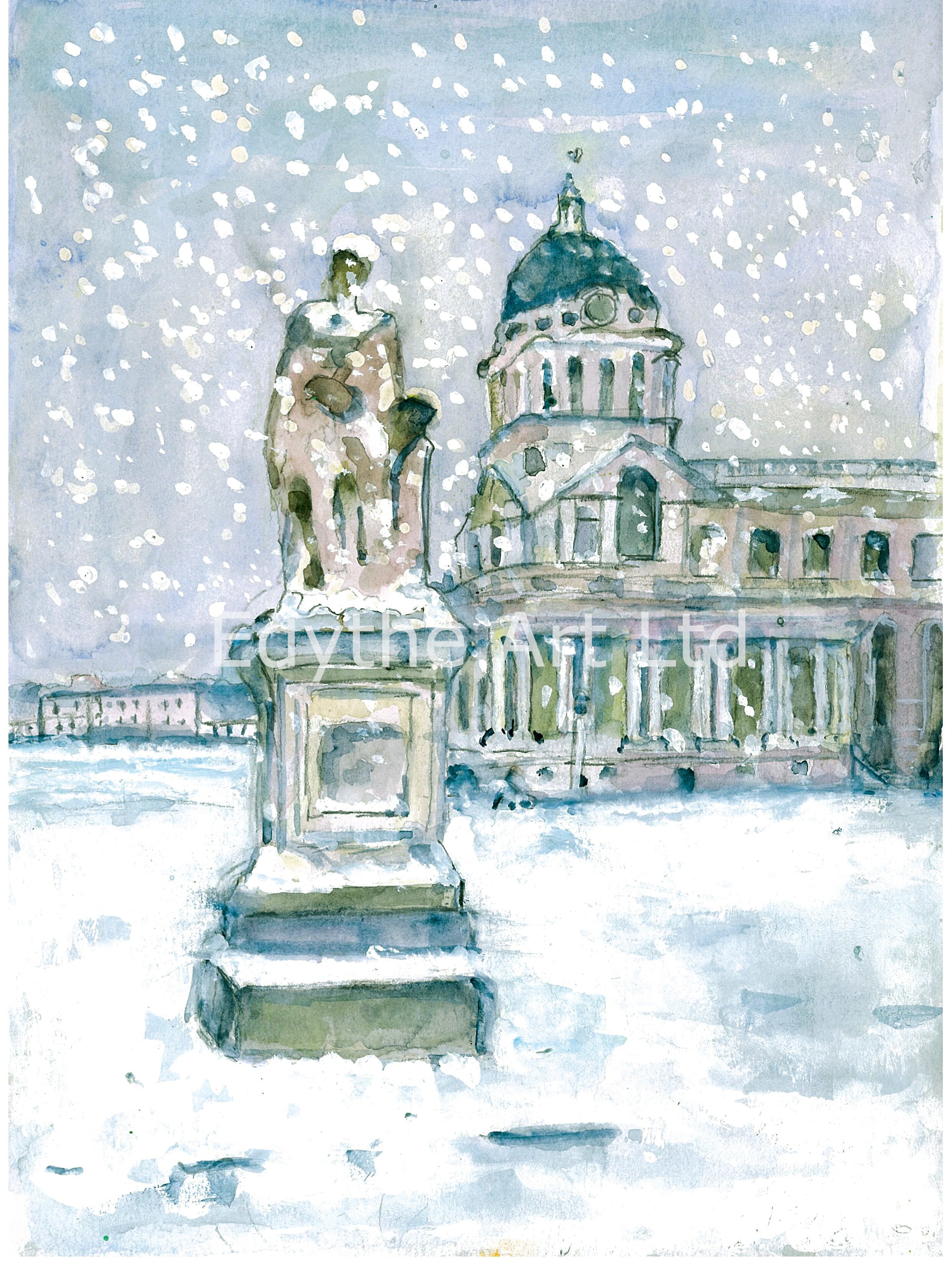 St George's Statue, Greenwich - print