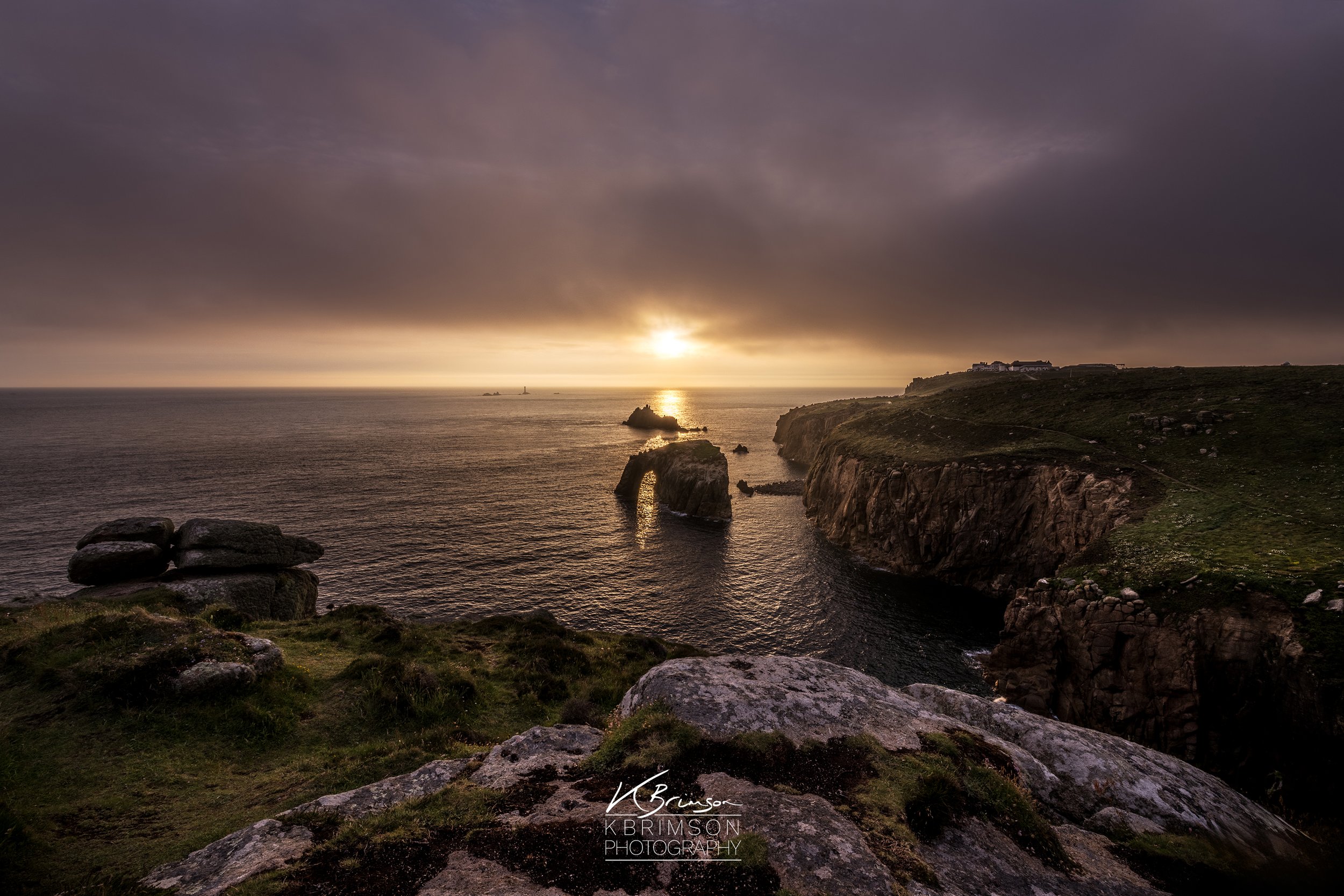 Land's End Descending Sun