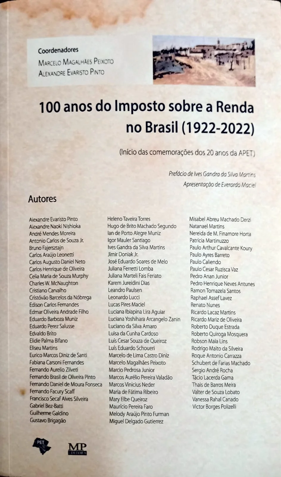 2022&nbsp; |&nbsp;100 Anos do Imposto Sobre a Renda no Brasil. MP Editora, 2022. 