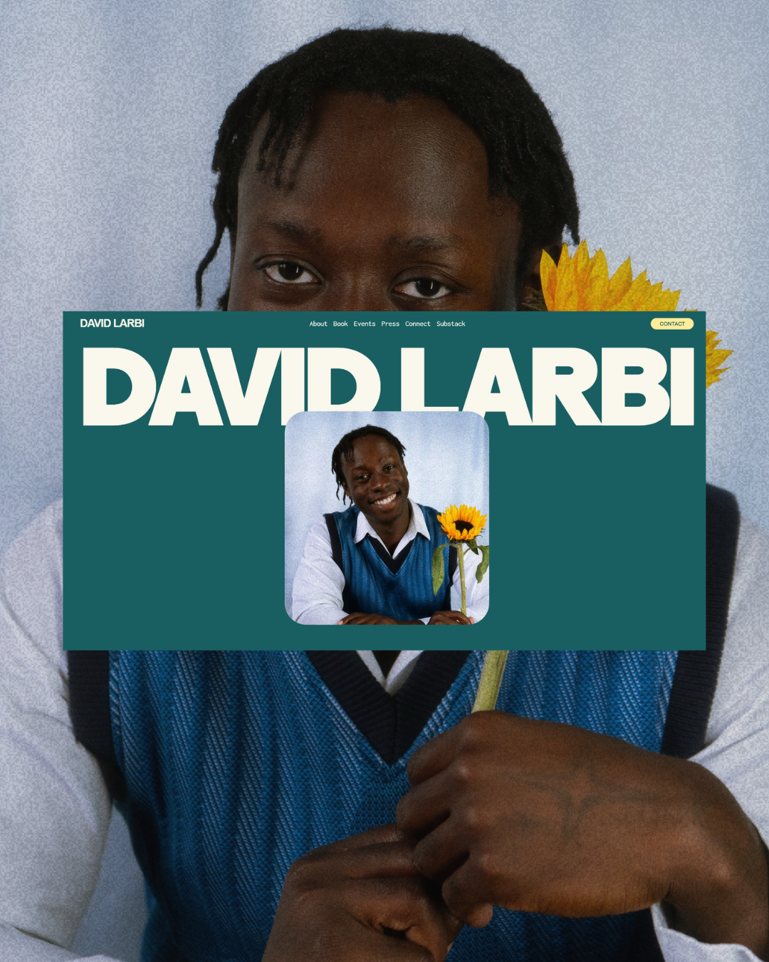 David Larbi website design