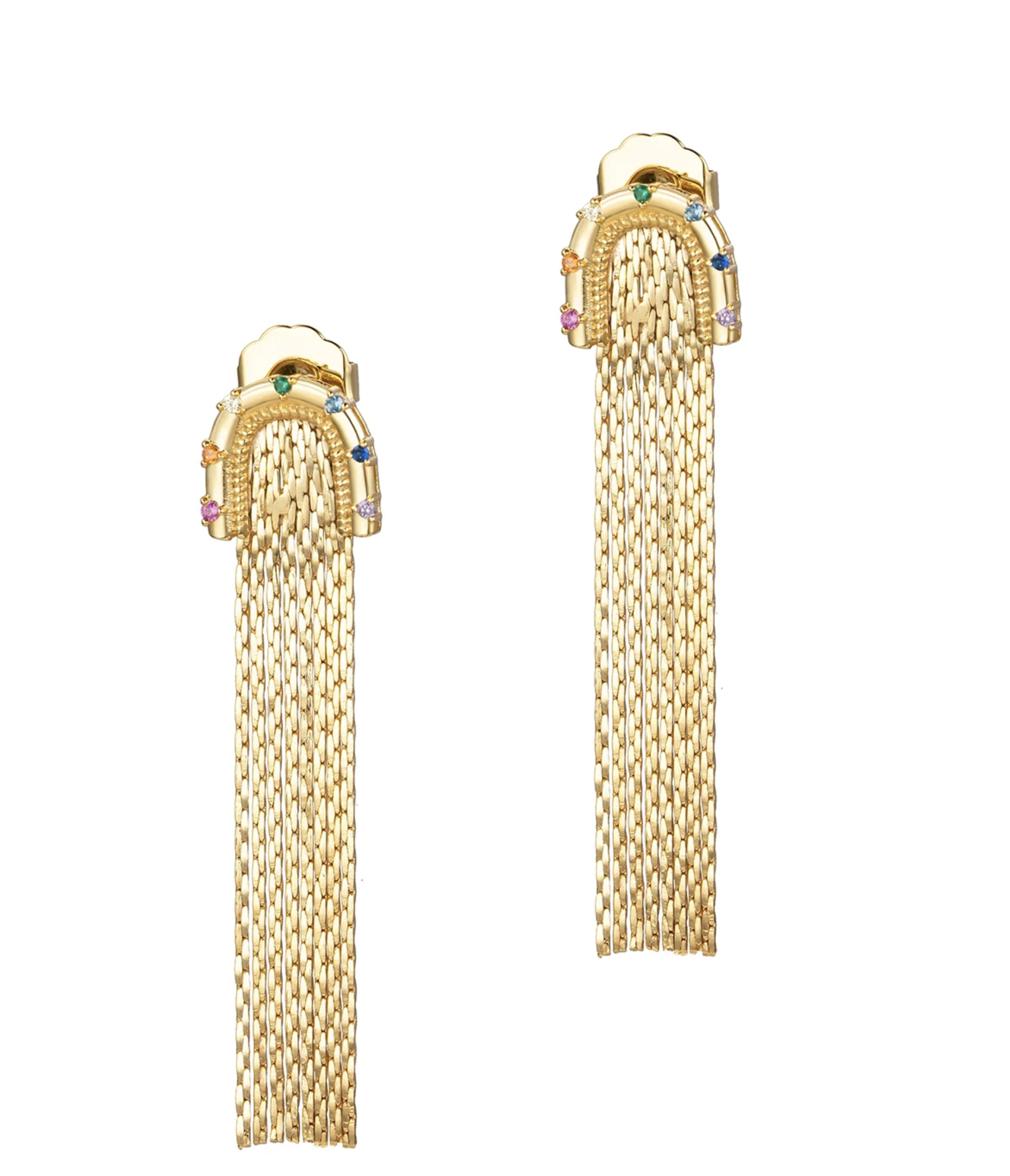 After the Rain comes the Rainbow Earrings