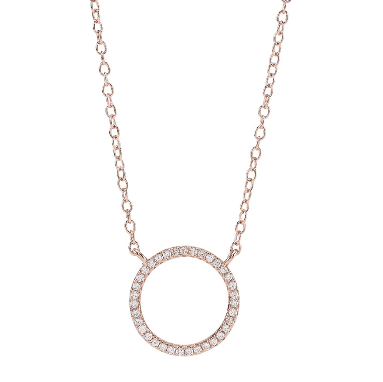 18ct Rose Gold Plated Circle of Life 
