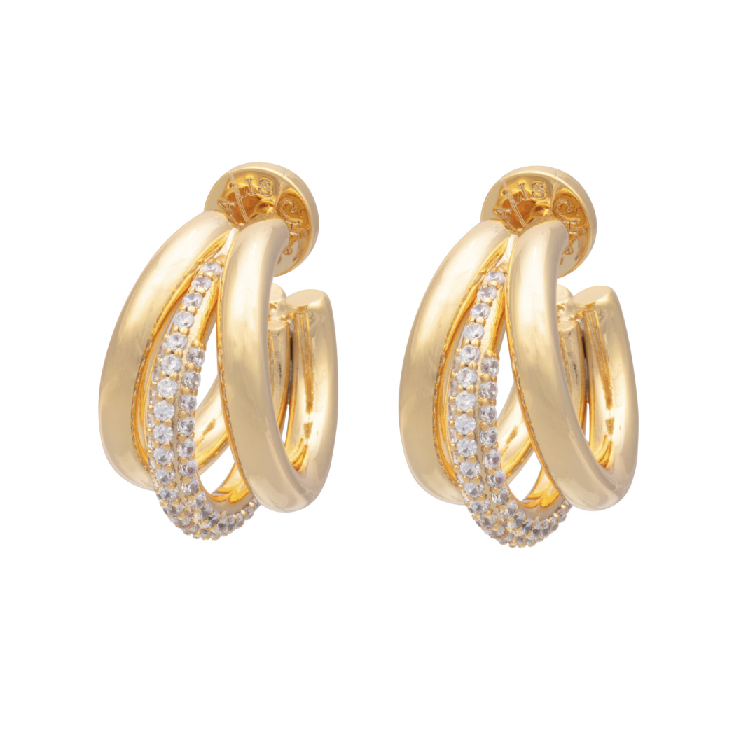 Talis Cubic Zirconia Claw Earrings