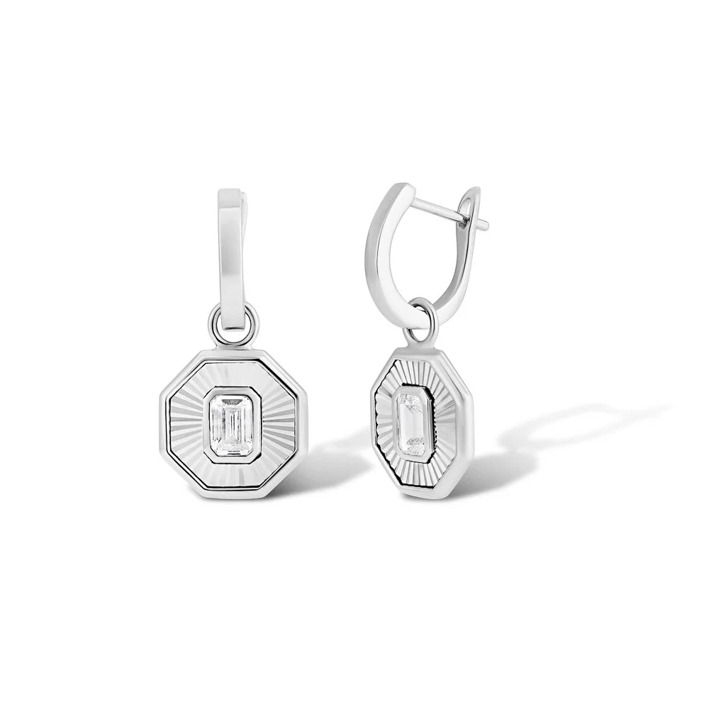 Heavenly London Silver Eva Drop Earrings