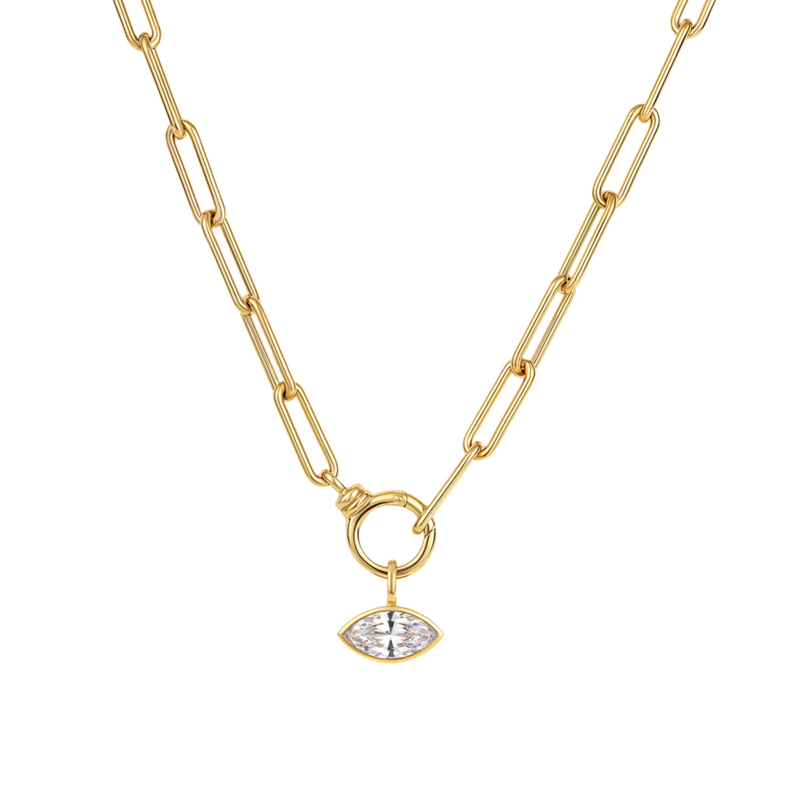 The Heavenly London Gold Axis Chain Necklace